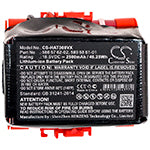 Replacement Battery for Gardena McCulloch Rob R600 R38Li 2017, R40, – 2500mAh / 46.25Wh