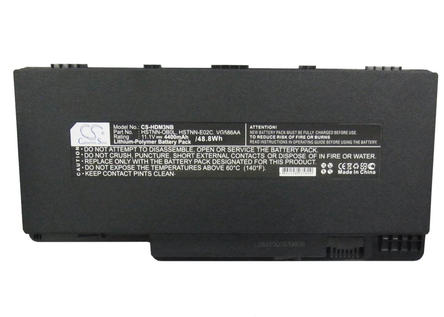 Replacement Battery for HP  Pavilion dm3 – Notebook, Laptop – 4400mAh / 48.84Wh / 11.1V