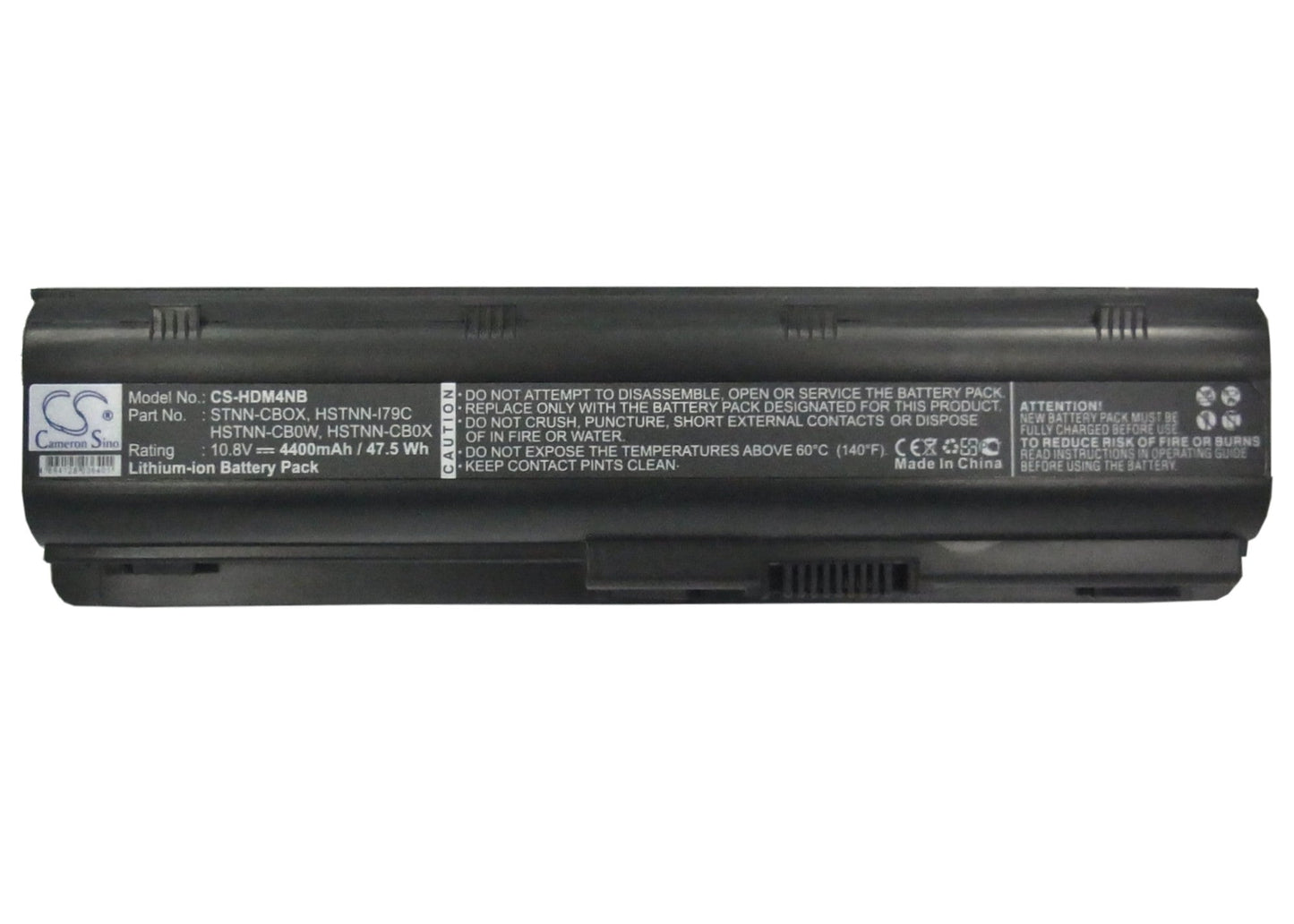 Replacement Battery for HP  62-100EE – Notebook, Laptop – 4400mAh / 47.52Wh / 10.8V