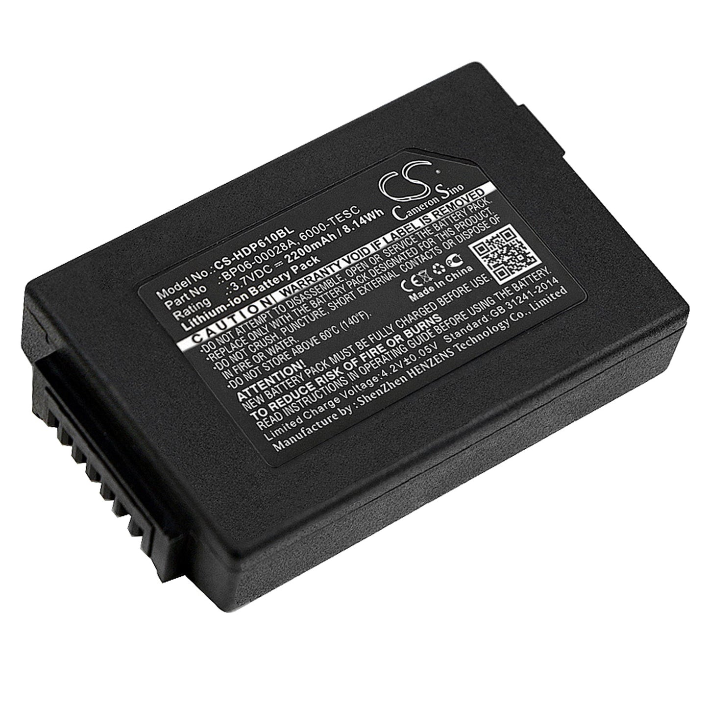 Replacement Battery for Honeywell  Dolphin 6100 – Barcode Scanner – 2200mAh / 8.14Wh / 3.7V