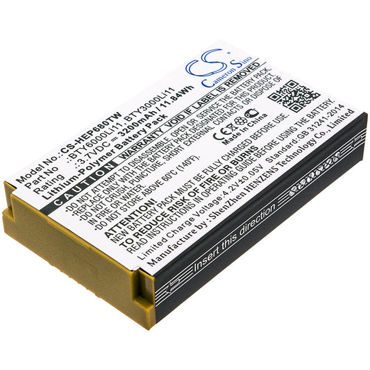 Replacement Battery for Huawei  EP680 – Two-Way Radio – 3200mAh / 11.84Wh / 3.7V