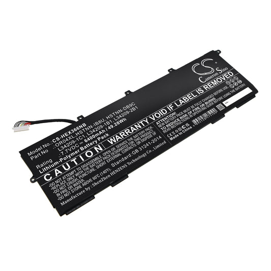 Replacement Battery for HP  EliteBook X360 830 G6 – Notebook, Laptop – 6400mAh / 49.28Wh / 7.7V