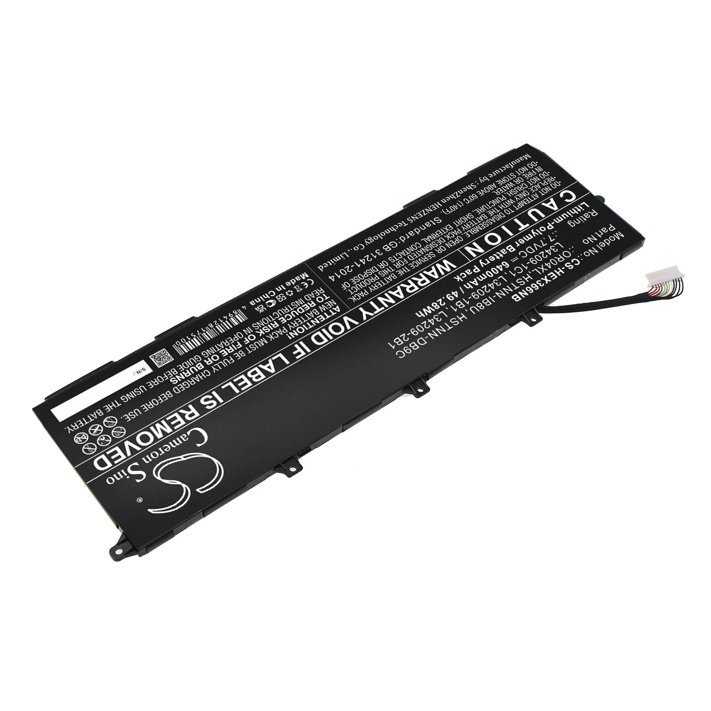 Replacement Battery for HP  EliteBook X360 830 G6 – Notebook, Laptop – 6400mAh / 49.28Wh / 7.7V