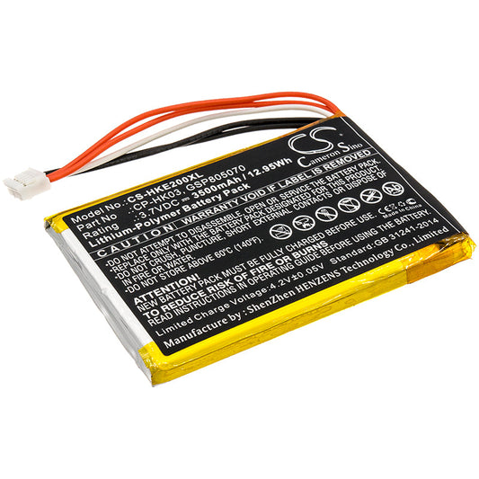 Replacement Battery for Harman/Kardon  Esquire 2 – Speaker – 3500mAh / 12.95Wh / 3.7V
