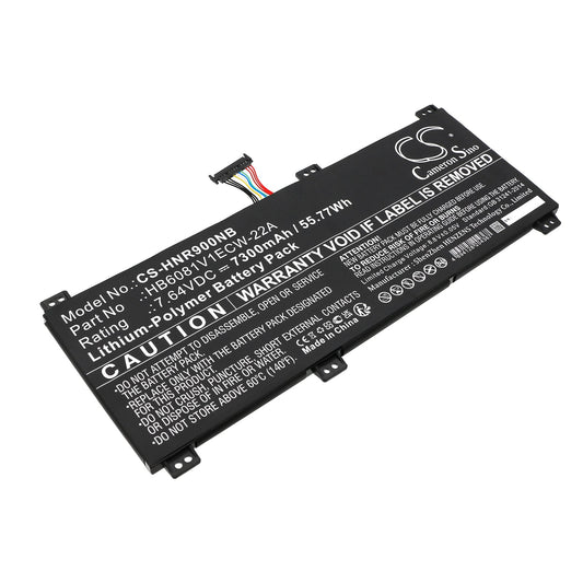Replacement Battery for Honor  HLYL-WFQ9 – Notebook, Laptop – 7300mAh / 55.77Wh / 7.64V