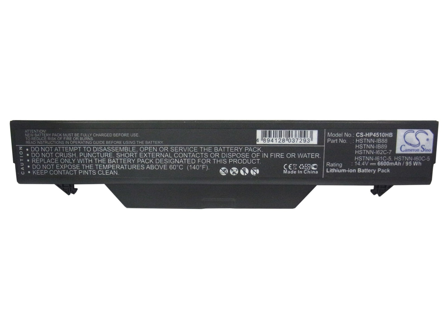 Replacement Battery for HP  Probook 4510s – Notebook, Laptop – 6600mAh / 95.04Wh / 14.4V