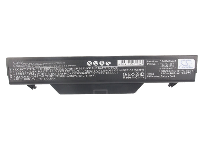 Replacement Battery for HP  Probook 4510s – Notebook, Laptop – 4400mAh / 63.36Wh / 14.4V