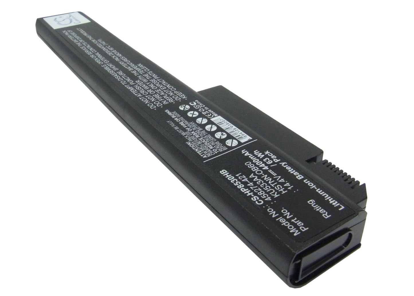 Replacement Battery for HP  EliteBook 8530p – Notebook, Laptop – 4400mAh / 63.36Wh / 14.4V