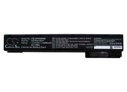 Replacement Battery for HP  EliteBook 8560w – Notebook, Laptop – 4400mAh / 65.12Wh / 14.8V