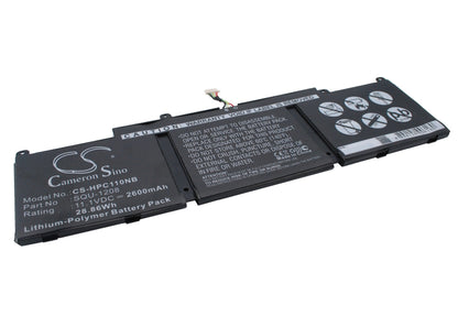 Replacement Battery for HP  Chromebook 11 – Notebook, Laptop – 2600mAh / 28.86Wh / 11.1V
