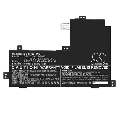 Replacement Battery for HP  3G0N5UA – Notebook, Laptop – 3950mAh / 30.42Wh / 7.7V