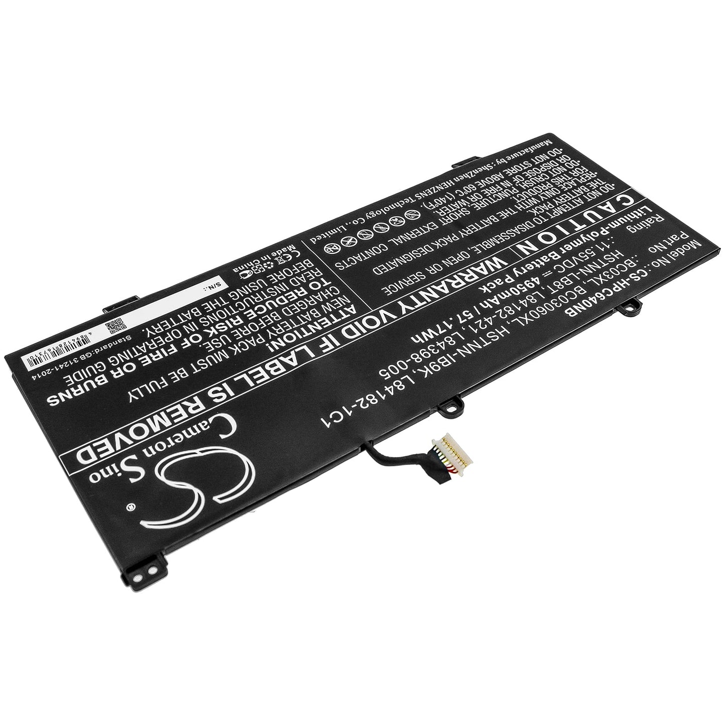 Replacement Battery for HP  Chromebook X360 14C – Notebook, Laptop – 4950mAh / 57.17Wh / 11.55V