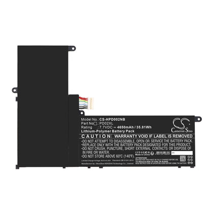 Replacement Battery for HP  – Notebook, Laptop – 4650mAh / 35.81Wh / 7.7V