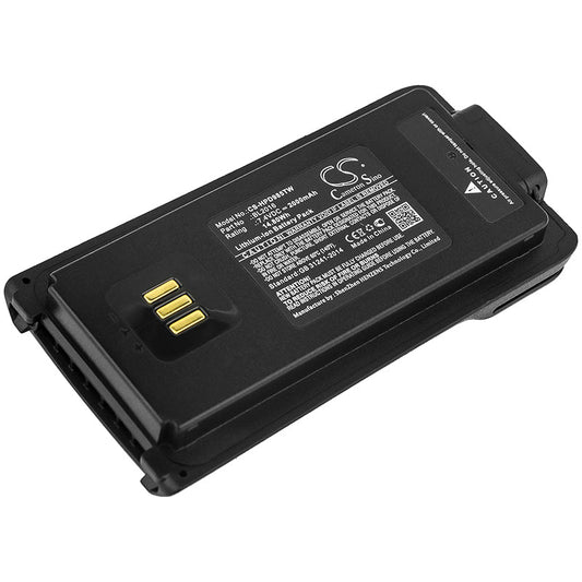 Replacement Battery for Hytera  PD985 – Two-Way Radio – 2000mAh / 14.80Wh / 7.4V