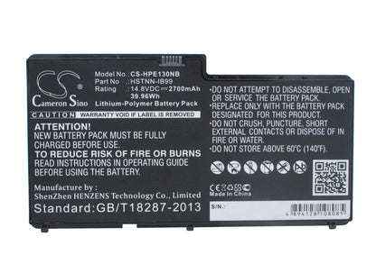 Replacement Battery for HP  Envy 13 – Notebook, Laptop – 2700mAh / 39.96Wh / 14.8V