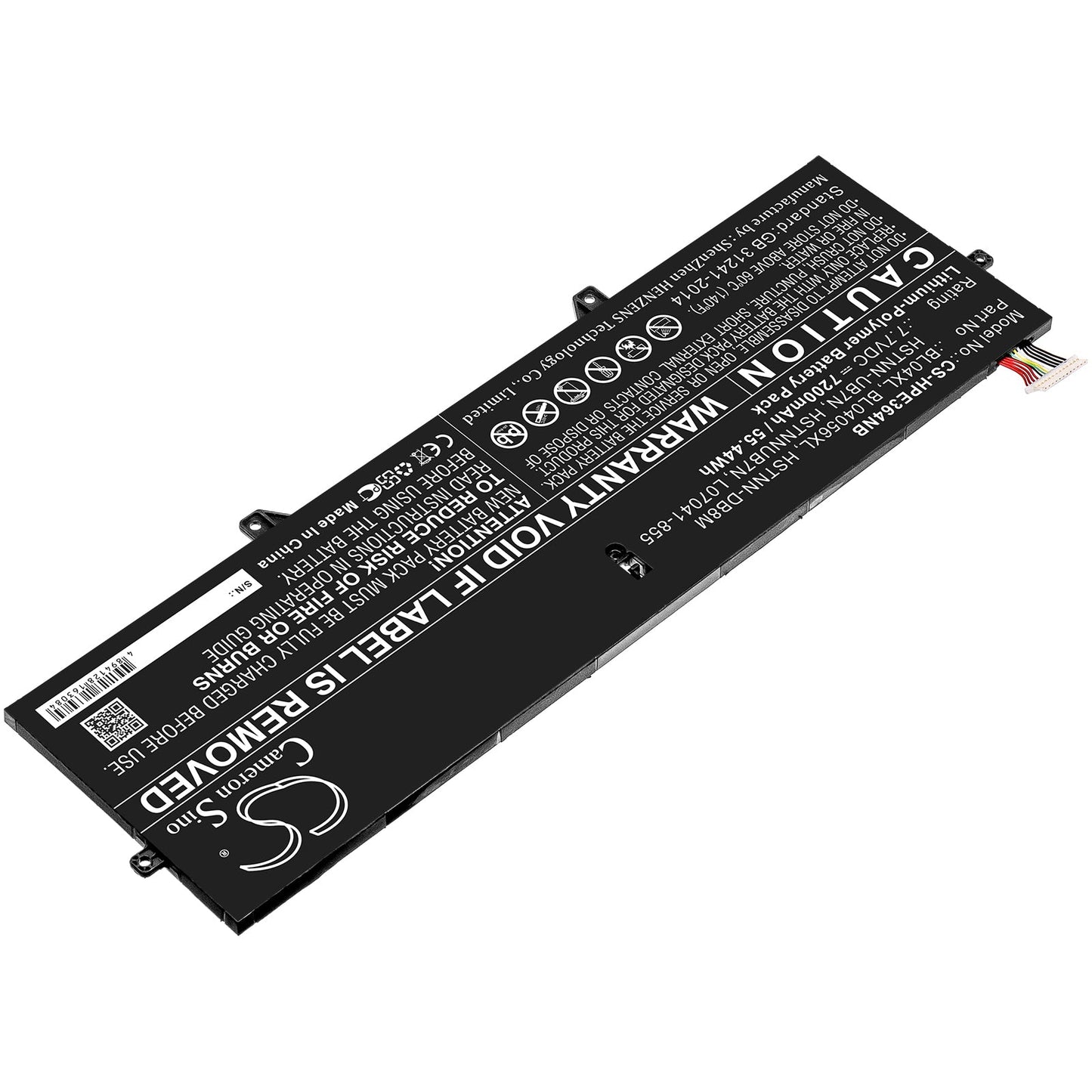 Replacement Battery for HP  ELITEBOOK X360 1040 G5 – Notebook, Laptop – 7200mAh / 55.44Wh / 7.7V