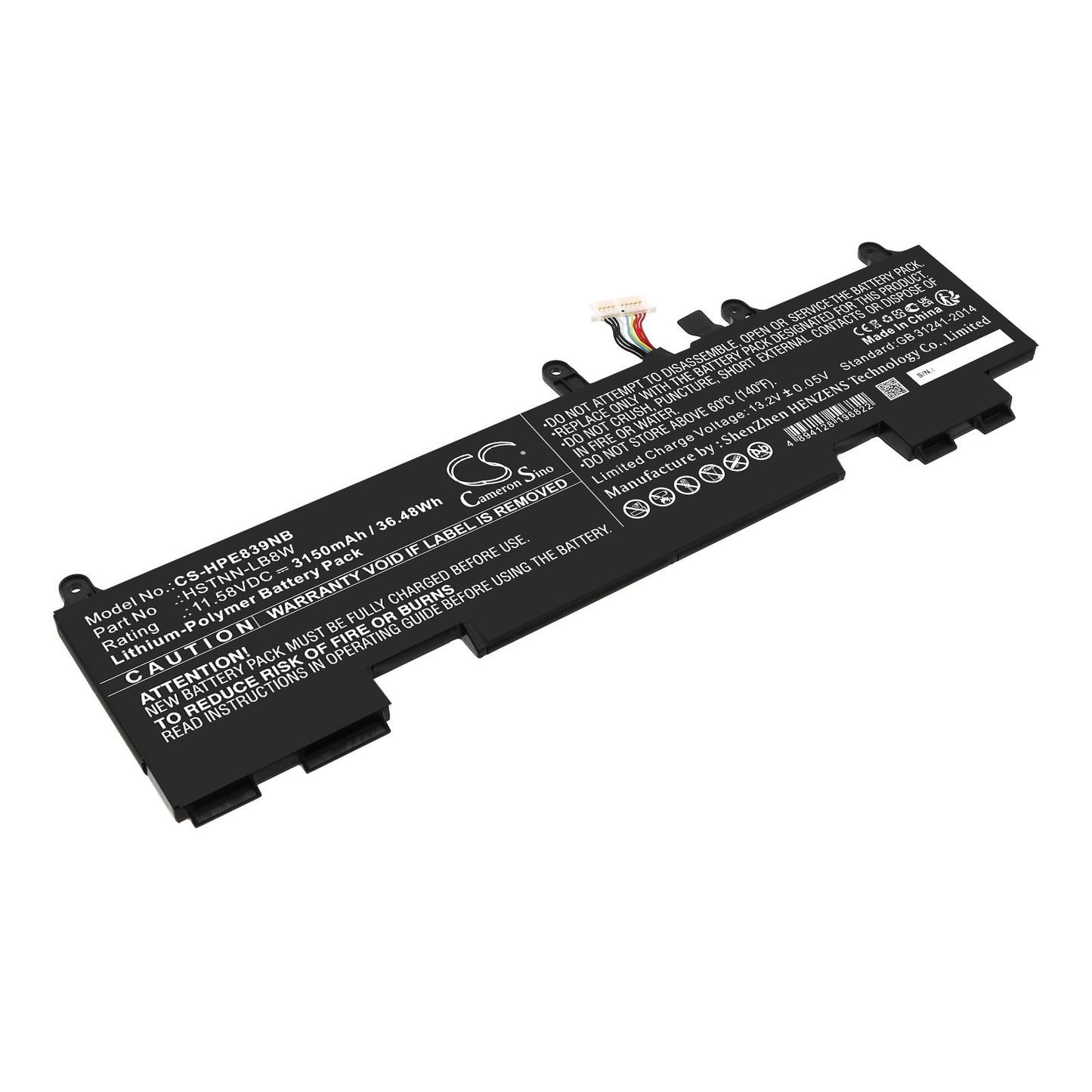 Replacement Battery for HP  EliteBook 1040 G9 – Notebook, Laptop – 3150mAh / 36.48Wh / 11.58V
