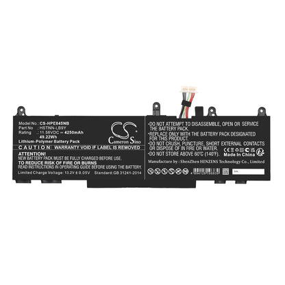 Replacement Battery for HP  EliteBook 1040 G9 4B923AV – Notebook, Laptop – 4250mAh / 49.22Wh / 11.58V