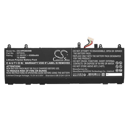 Replacement Battery for HP  EliteBook 860 G9 5Z6B1EA – Notebook, Laptop – 6300mAh / 72.95Wh / 11.58V