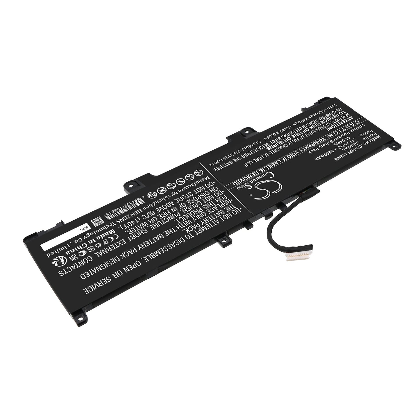 Replacement Battery for HP  Pro x360 Fortis 11 G9 – Notebook, Laptop – 3600mAh / 41.04Wh / 11.4V