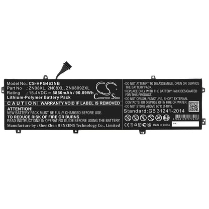 Replacement Battery for HP  ZBook Studio G3 V8N22PA – Notebook, Laptop – 5850mAh / 90.09Wh / 15.4V