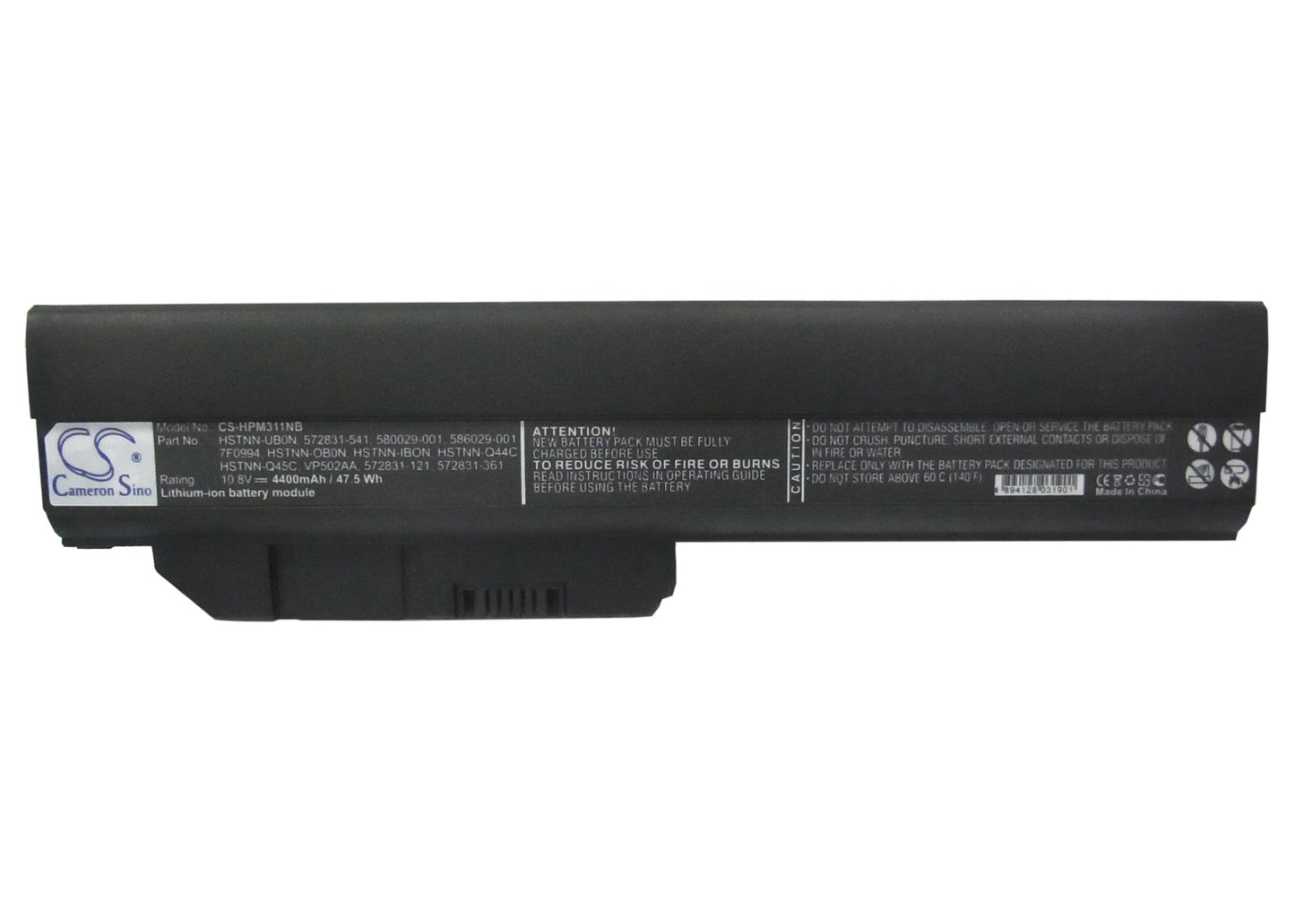 Replacement Battery for HP  Mini 311 – Notebook, Laptop – 4400mAh / 47.52Wh / 10.8V