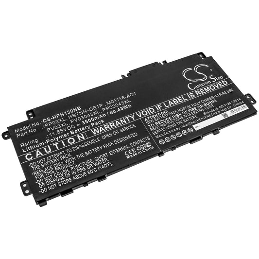 Replacement Battery for HP  Pavilion 13-BB – Notebook, Laptop – 3500mAh / 40.43Wh / 11.55V