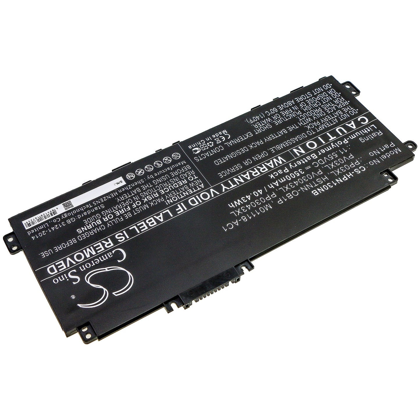 Replacement Battery for HP  Pavilion 13-BB – Notebook, Laptop – 3500mAh / 40.43Wh / 11.55V