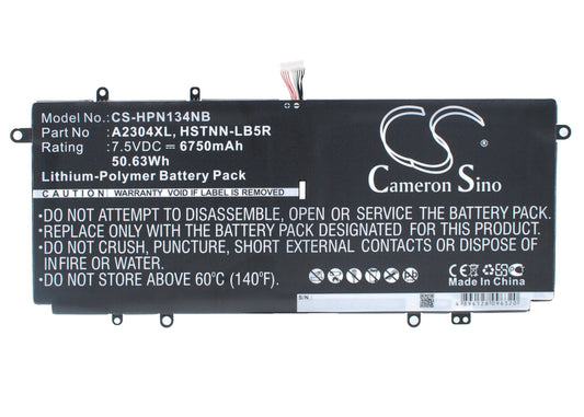 Replacement Battery for HP  Chromebook 14 – Notebook, Laptop – 6750mAh / 50.63Wh / 7.5V