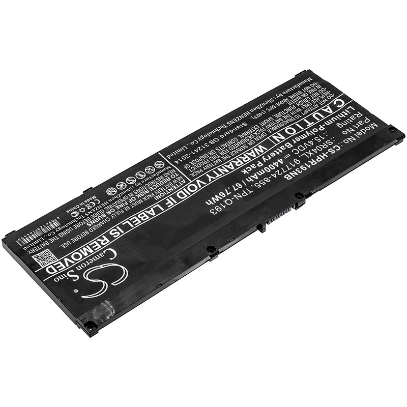 Replacement Battery for HP  15-CE007LA – Notebook, Laptop – 4400mAh / 67.76Wh / 15.4V