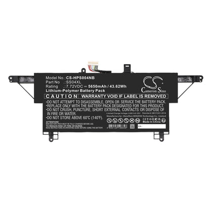 Replacement Battery for HP  – Notebook, Laptop – 5650mAh / 43.62Wh / 7.72V