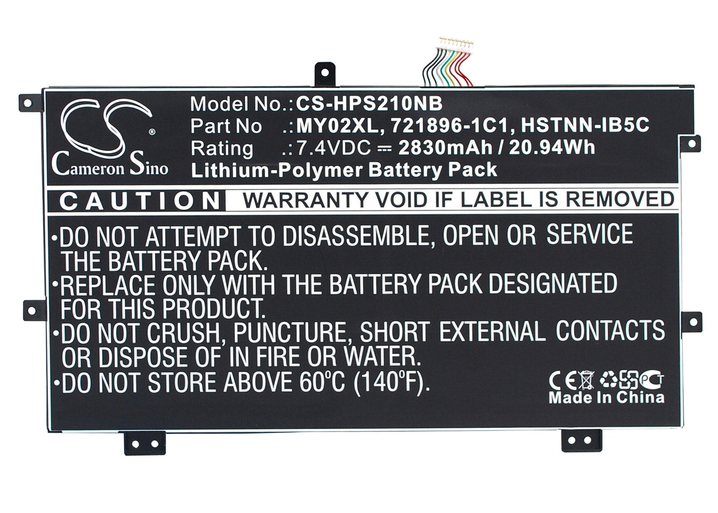 Replacement Battery for HP  Pavilion 11" – Notebook, Laptop – 2830mAh / 20.94Wh / 7.4V