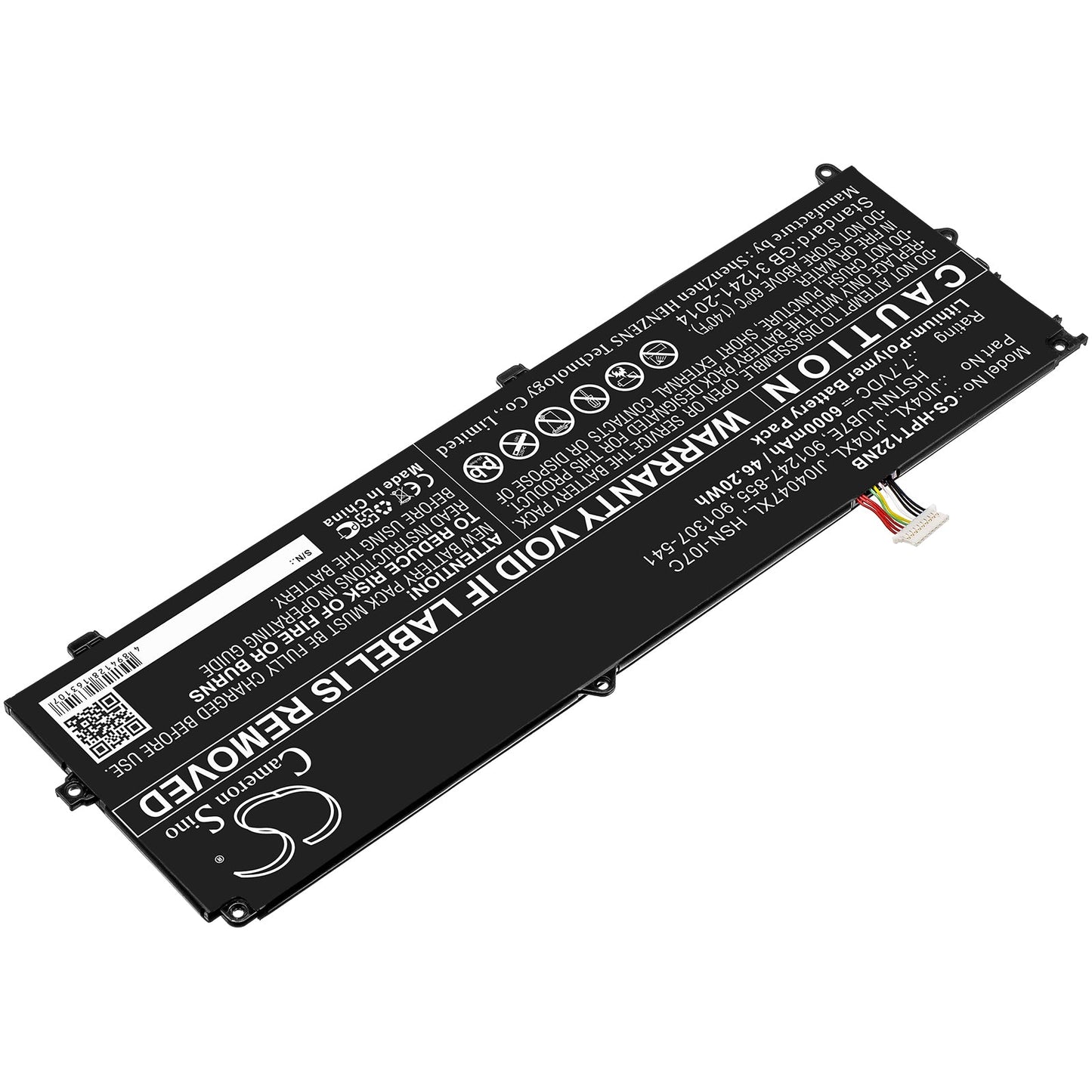 Replacement Battery for HP  Elite X2 1012 G2 – Notebook, Laptop – 6000mAh / 46.20Wh / 7.7V