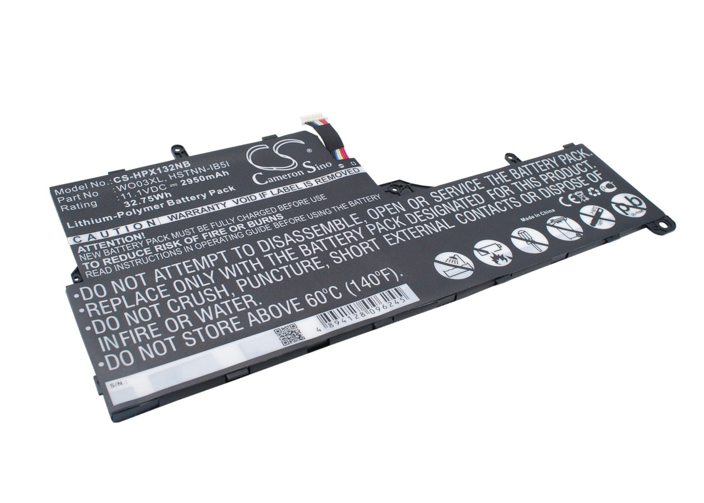 Replacement Battery for HP  Pavilion 13-P100ED – Notebook, Laptop – 2950mAh / 32.75Wh / 11.1V