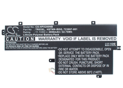 Replacement Battery for HP  Spectre 13 x2 Pro – Notebook, Laptop – 2950mAh / 32.75Wh / 11.1V