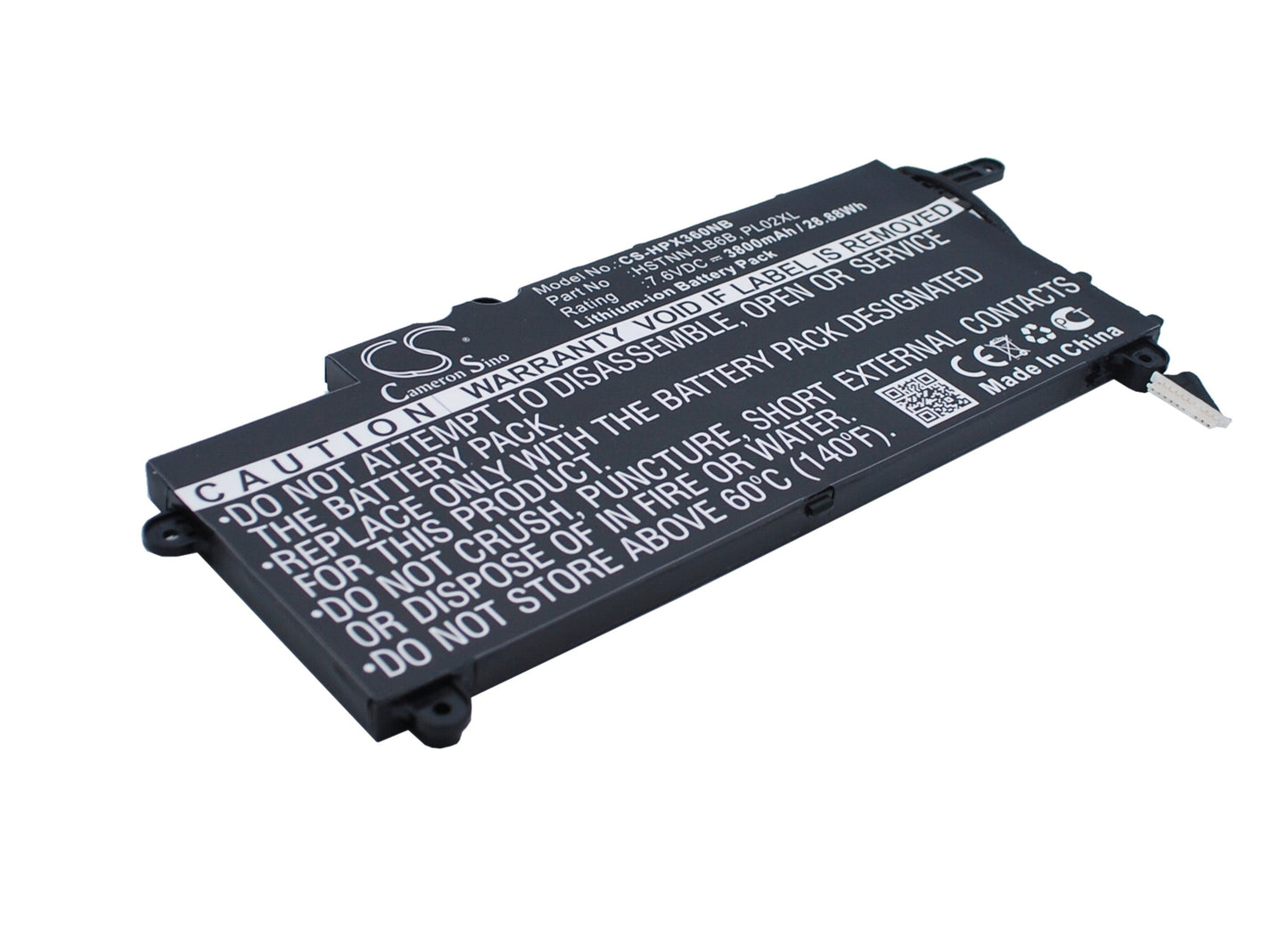 Replacement Battery for HP  ENVY 14-U005TX(J6M91PA) – Notebook, Laptop – 3800mAh / 28.88Wh / 7.6V