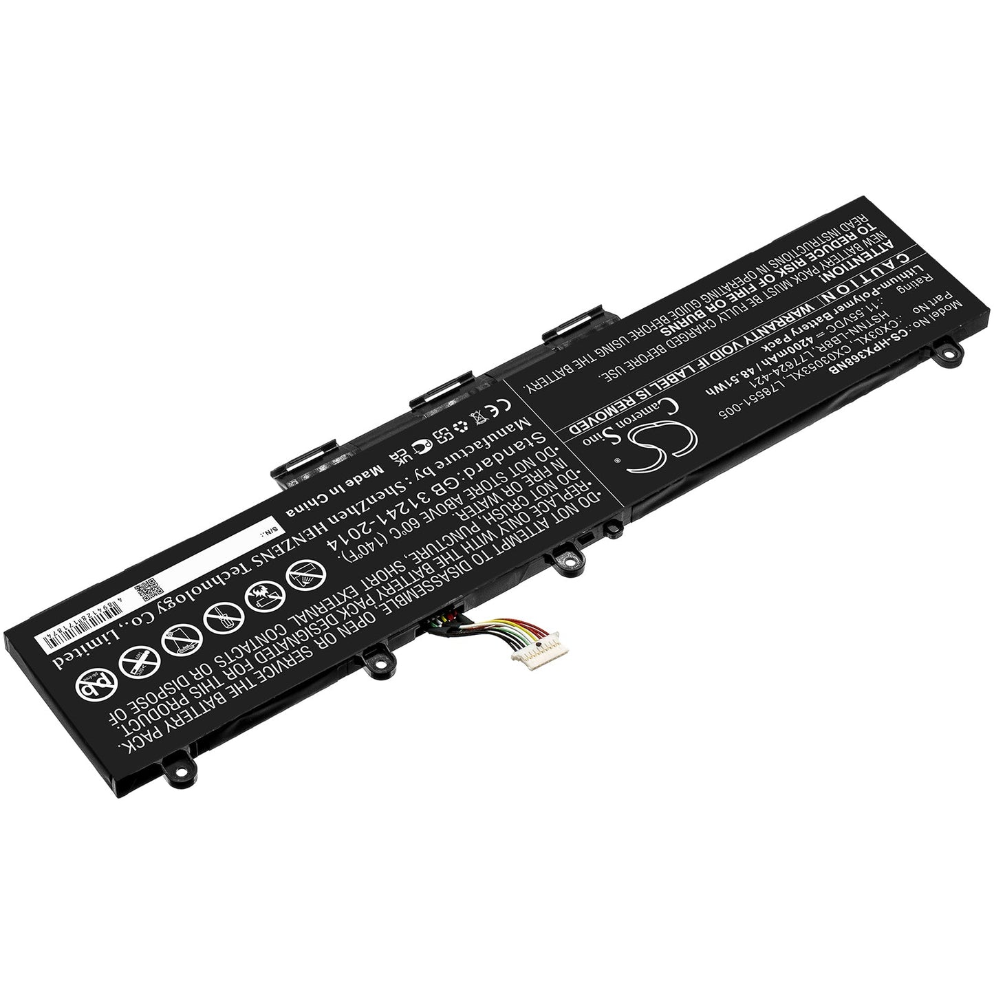 Replacement Battery for HP  EliteBook 855 G7 – Notebook, Laptop – 4200mAh / 48.51Wh / 11.55V