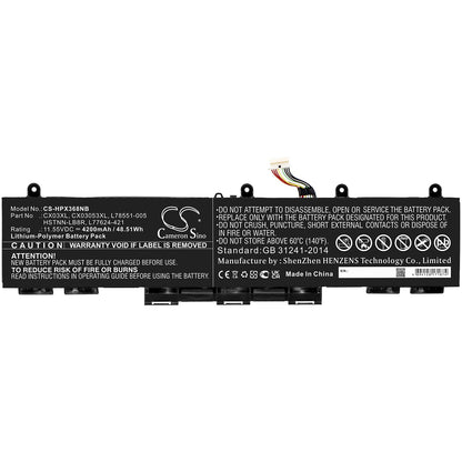 Replacement Battery for HP  EliteBook 855 G7 – Notebook, Laptop – 4200mAh / 48.51Wh / 11.55V