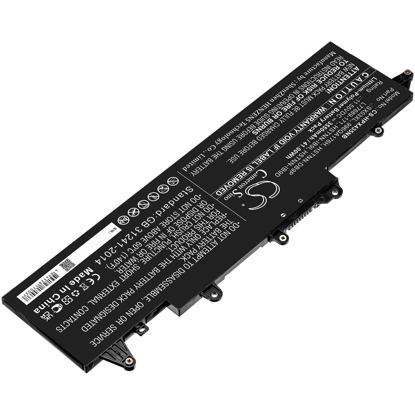 Replacement Battery for HP  ProBook x360 435 G7 – Notebook, Laptop – 3550mAh / 41.00Wh / 11.55V