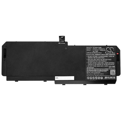 Replacement Battery for HP  ZBook 17 G5 – Notebook, Laptop – 8200mAh / 94.71Wh / 11.55V