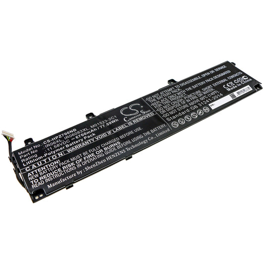 Replacement Battery for HP  ZBook Power G7 – Notebook, Laptop – 6700mAh / 77.59Wh / 11.58V