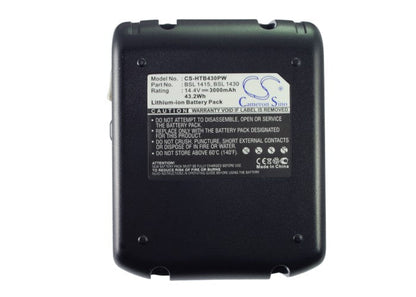 Replacement Battery for Hitachi  14DSL – Power Tools – 3000mAh / 14.4V