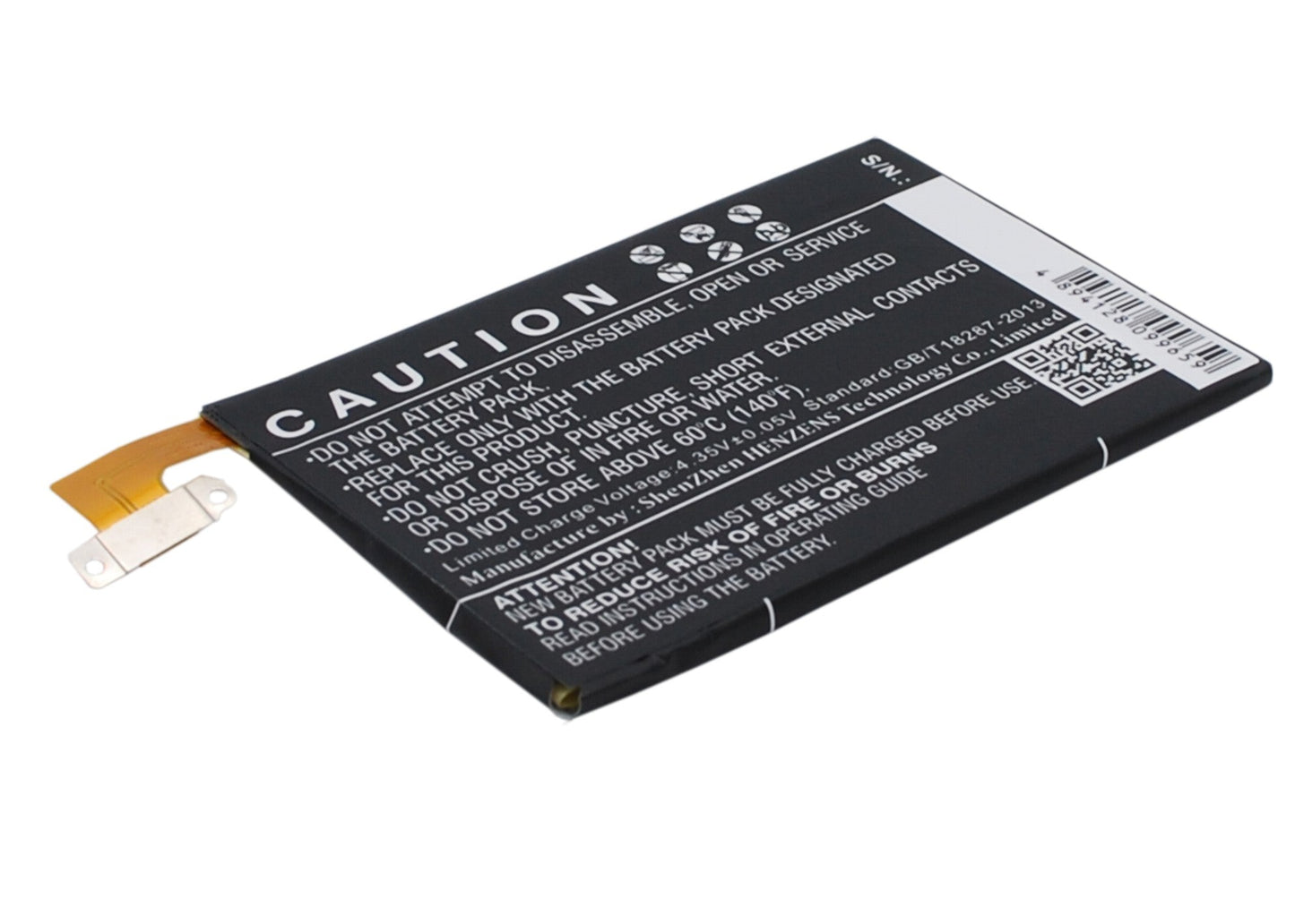 Replacement Battery for HTC  0P6B640 – Mobile, SmartPhone – 2100mAh / 7.98Wh / 3.8V