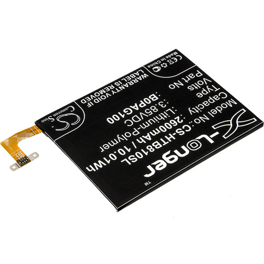 Replacement Battery for HTC  B810X – Mobile, SmartPhone – 2600mAh / 10.01Wh / 3.85V
