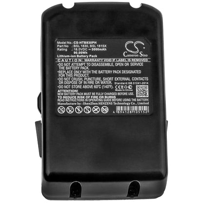 Replacement Battery for Hitachi  18DL – Power Tools – 5000mAh / 90.00Wh / 18.0V