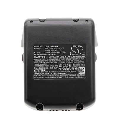 Replacement Battery for Hitachi  C 18DSL – Power Tools – 1500mAh / 18.0V