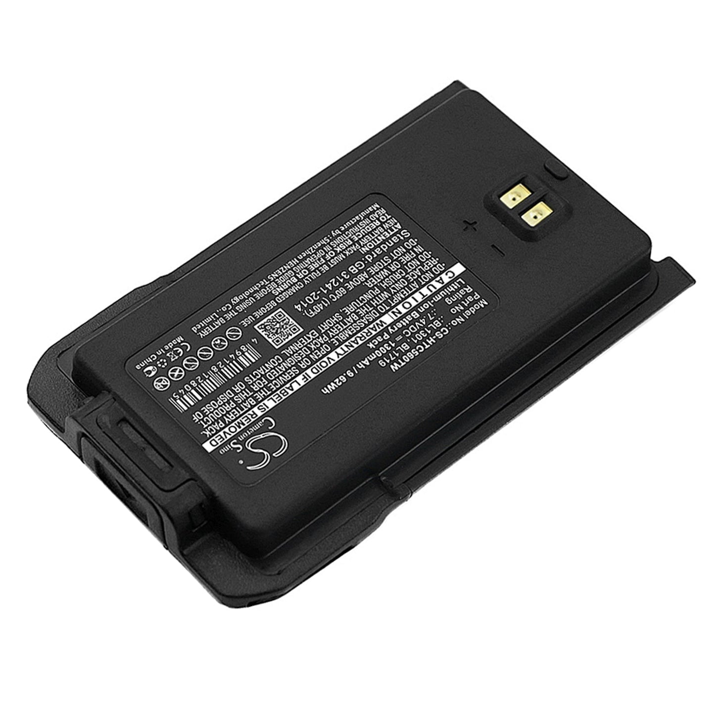 Replacement Battery for HYT  TC-446S – Two-Way Radio – 1300mAh / 9.62Wh / 7.4V