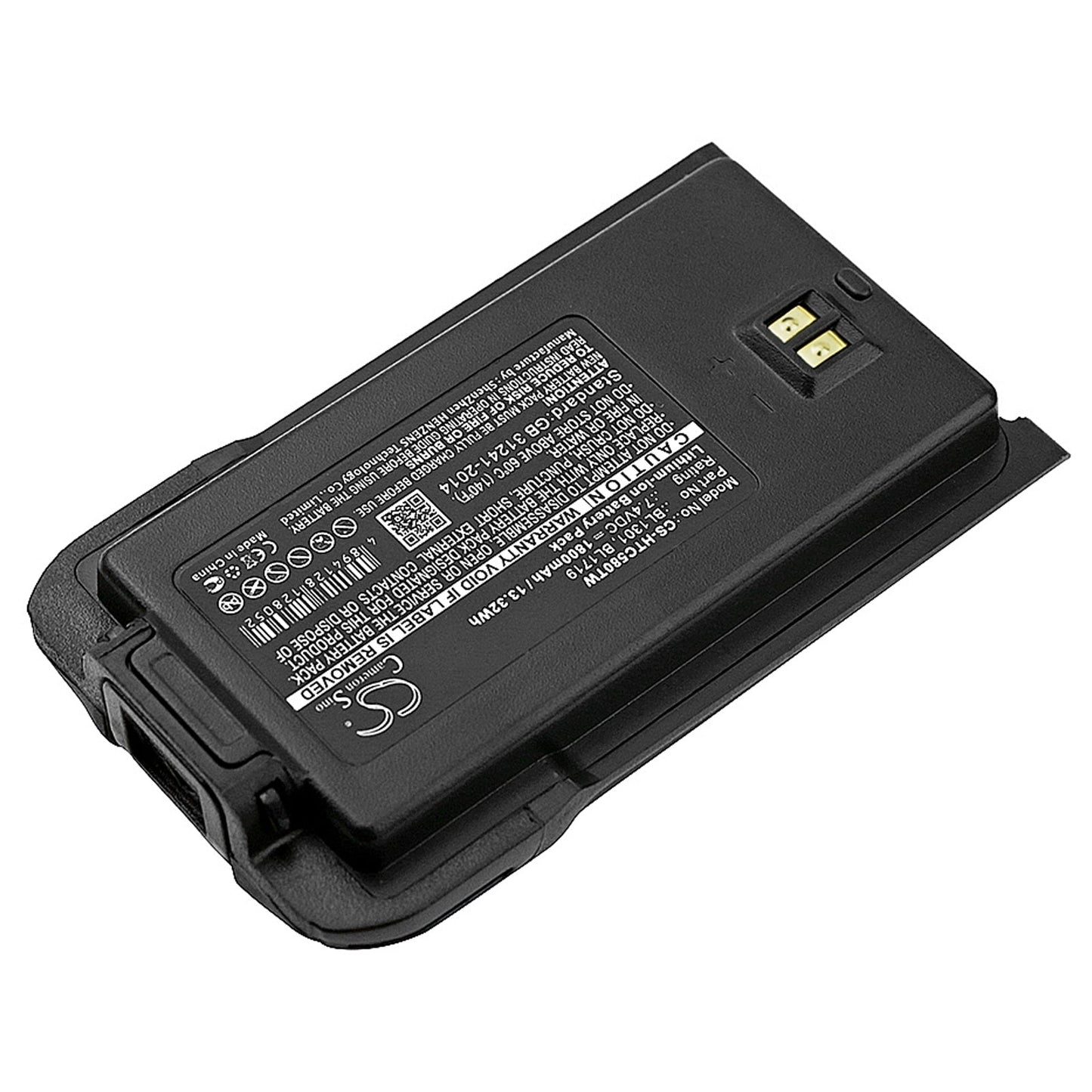 Replacement Battery for HYT  TC-446S – Two-Way Radio – 1800mAh / 13.32Wh / 7.4V