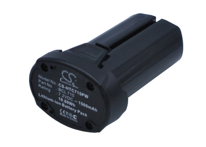 Replacement Battery for Hitachi  WH7DL – Power Tools – 1500mAh / 10.80Wh / 7.2V