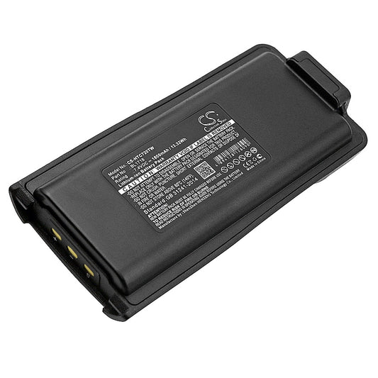 Replacement Battery for Retevis  RT1 – Two-Way Radio – 1800mAh / 13.32Wh / 7.4V